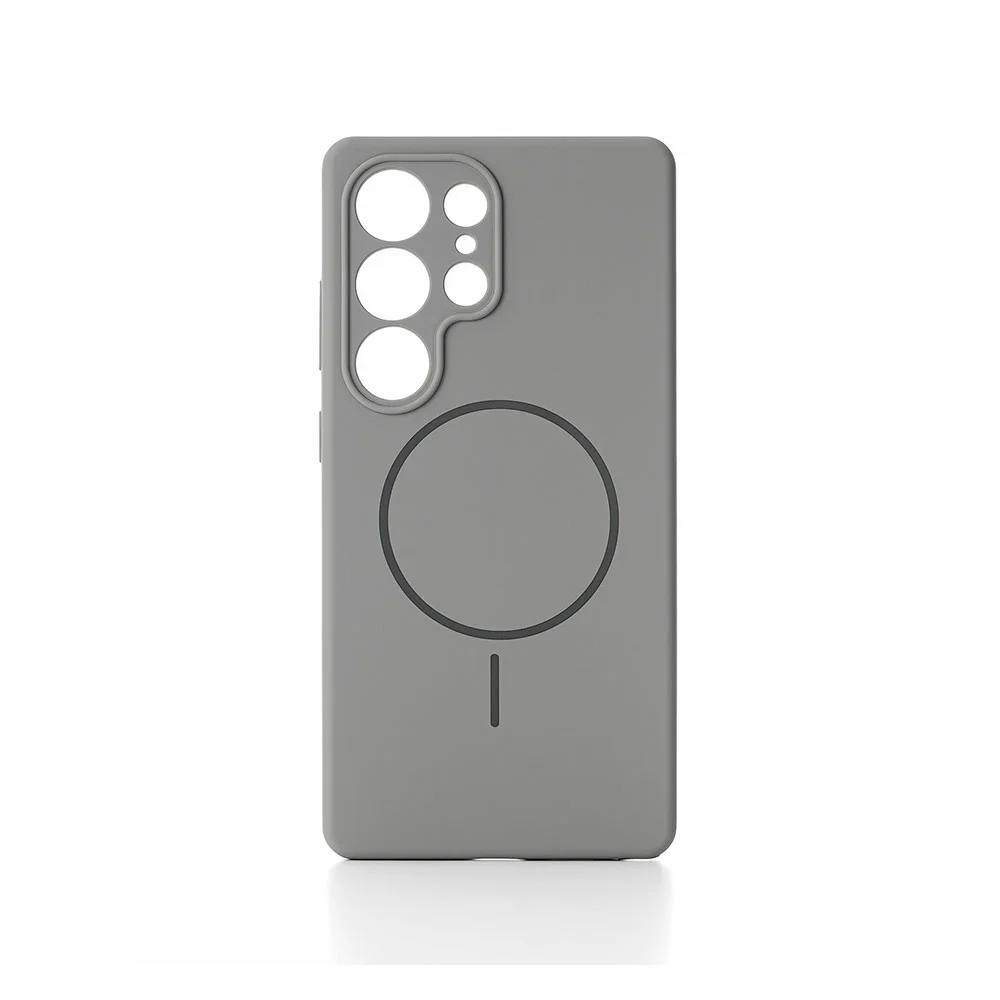 Чехол для Samsung Galaxy S25 Ultra Silicone Case (MagSafe) Серый