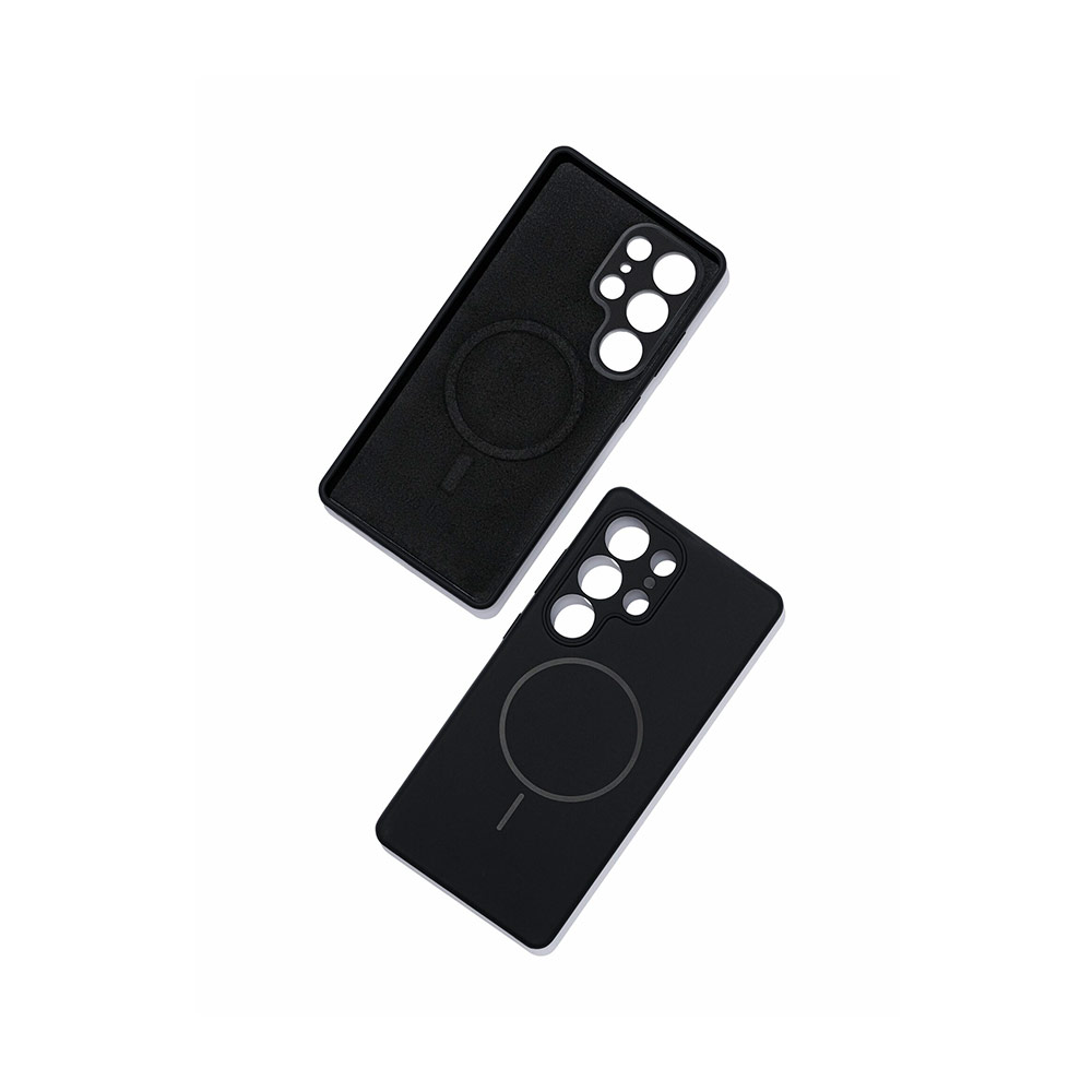 Чехол для Samsung Galaxy S25 Ultra Silicone Case (MagSafe) Черный