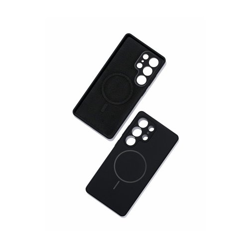 Чехол для Samsung Galaxy S25 Ultra Silicone Case (MagSafe) Черный