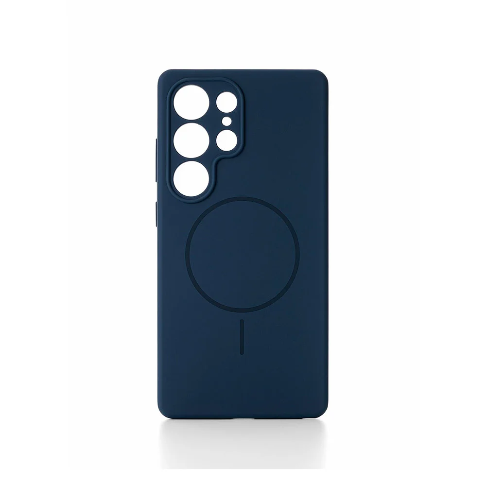 Чехол для Samsung Galaxy S25 Ultra Silicone Case (MagSafe) Синий