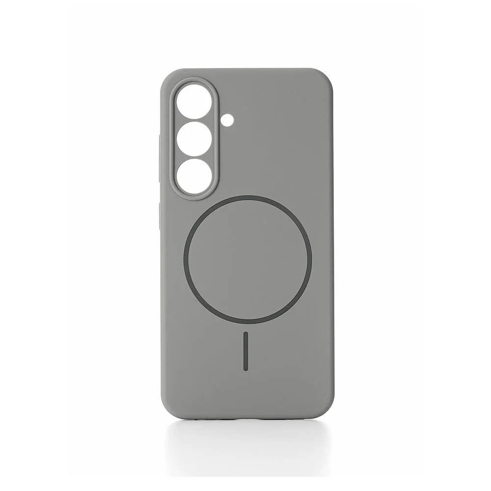 Чехол для Samsung Galaxy S25 Silicone Case (MagSafe) Серый