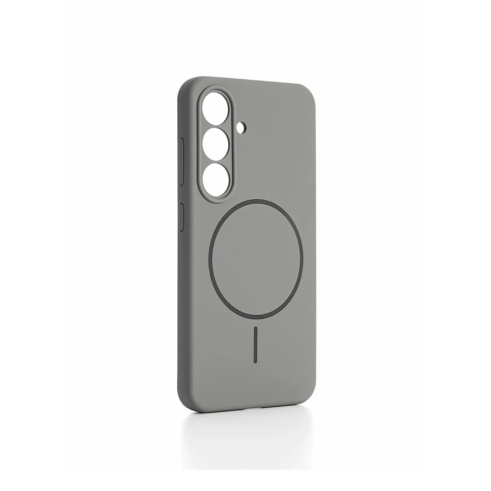 Купить Чехол для Samsung Galaxy S25 Silicone Case (MagSafe) Серый Чехол для Samsung Galaxy S25 Silicone Case (MagSafe) Серый