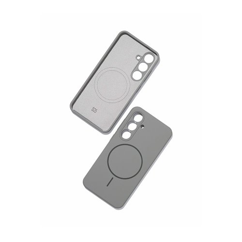 Чехол для Samsung Galaxy S25 Silicone Case (MagSafe) Серый