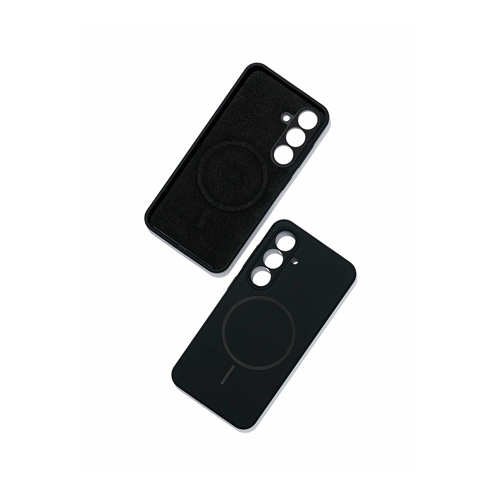 Чехол для Samsung Galaxy S25 Silicone Case (MagSafe) Черный