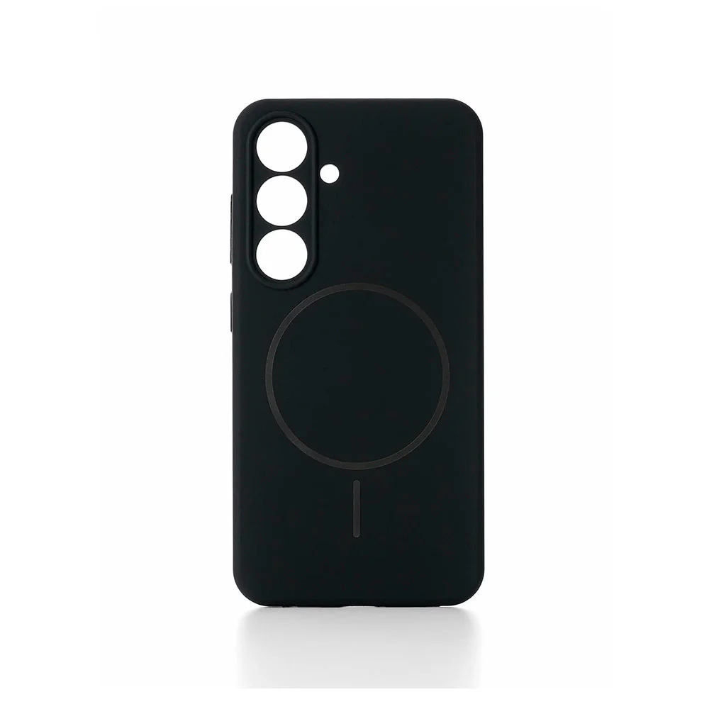 Чехол для Samsung Galaxy S25 Silicone Case (MagSafe) Черный