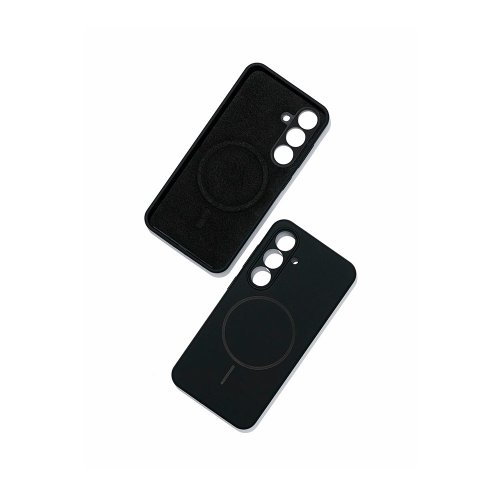 Чехол для Samsung Galaxy S25 Silicone Case (MagSafe) Черный