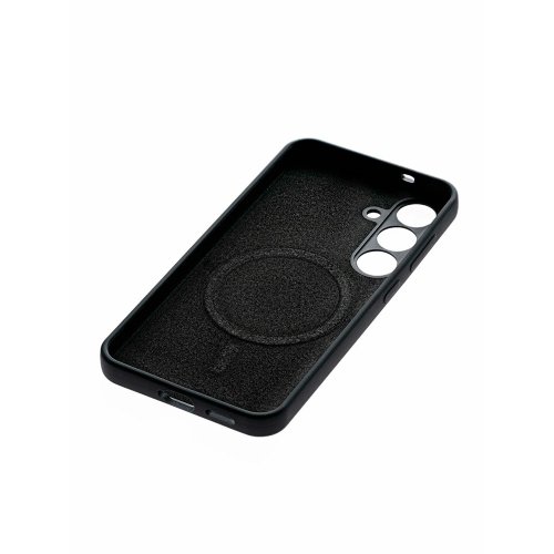 Чехол для Samsung Galaxy S25 Silicone Case (MagSafe) Черный