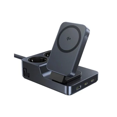 Купить Сетевая зарядная станция Baseus Nomos ND11 67W (E00078801123-00) Черный Сетевая зарядная станция Baseus Nomos ND11 67W (E00078801123-00) Черный