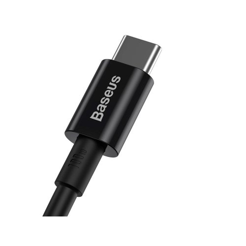 Кабель Baseus Type-C Type-C Superior (100W, 1м) (CATYS-B01) Черный
