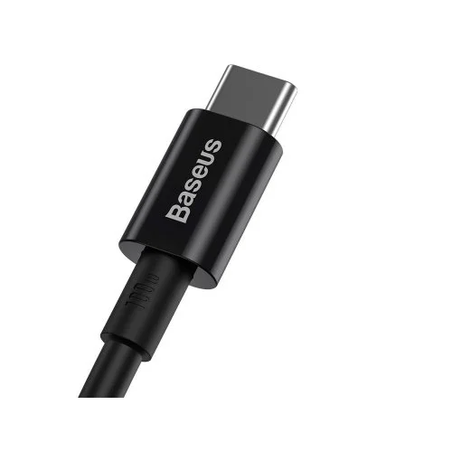 Купить Кабель Baseus Type-C Type-C Superior (100W, 1м) (CATYS-B01) Черный Кабель Baseus Type-C Type-C Superior (100W, 1м) (CATYS-B01) Черный