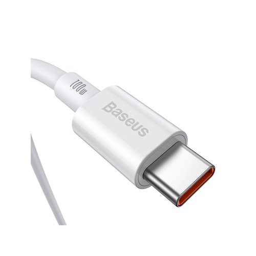 Кабель Baseus Type-C Type-C Superior (100W, 1м) (CATYS-B02) Белый