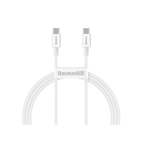 Кабель Baseus Type-C Type-C Superior (100W, 1м) (CATYS-B02) Белый