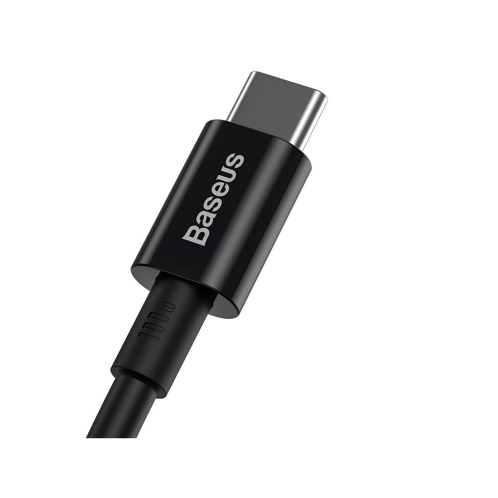 Кабель Baseus Type-C Type-C Superior (100W, 2м) (CATYS-C01) Черный