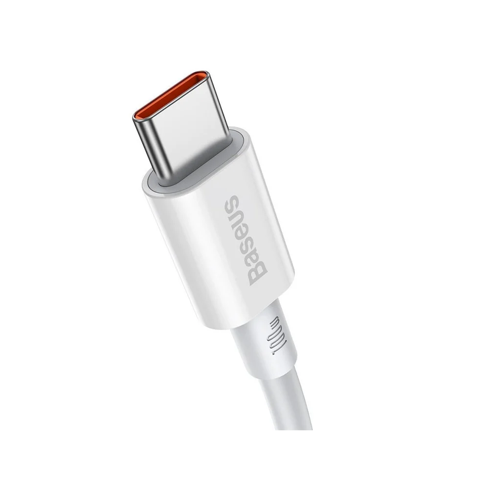 Купить Кабель Baseus Type-C Type-C Superior (100W, 2м) (CATYS-C02) Белый Кабель Baseus Type-C Type-C Superior (100W, 2м) (CATYS-C02) Белый