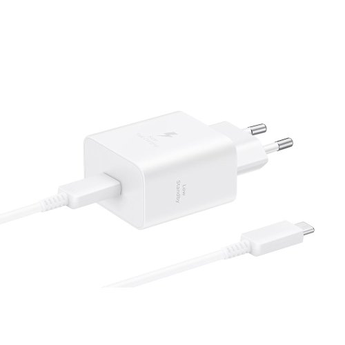 Сетевая зарядка Samsung (EP-T4511) 45W Белый + кабель Type-C