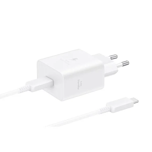 Сетевая зарядка Samsung (EP-T4511) 45W Белый + кабель Type-C