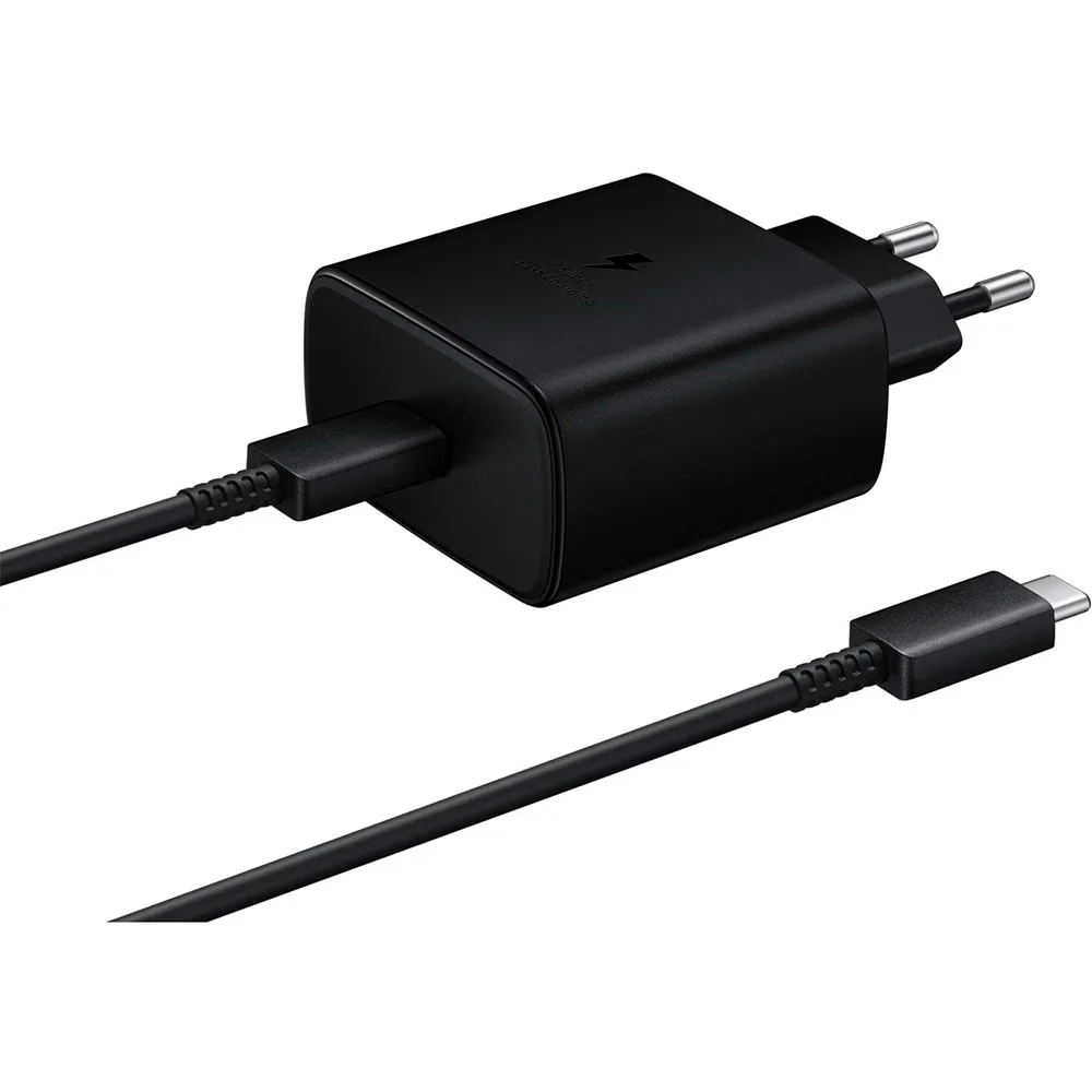 Купить Сетевая зарядка Samsung (EP-TA845) 45W Черный + кабель Type-C Сетевая зарядка Samsung (EP-TA845) 45W Черный + кабель Type-C