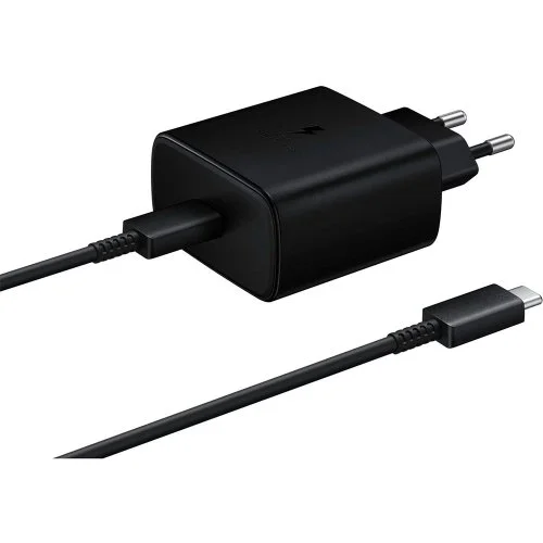 Купить Сетевая зарядка Samsung (EP-TA845) 45W Черный + кабель Type-C Сетевая зарядка Samsung (EP-TA845) 45W Черный + кабель Type-C