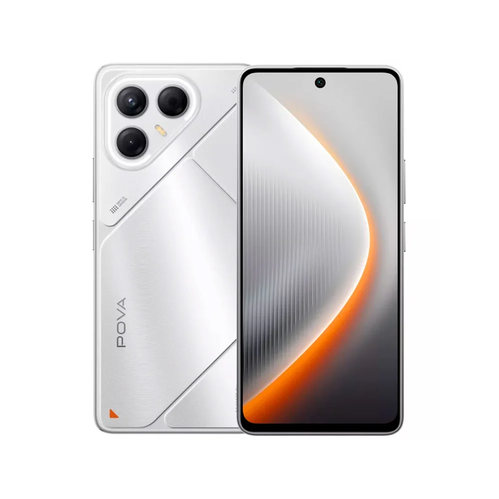 Смартфон Tecno Pova 7 8/256Gb Cyber Silver (Серебристый) RU