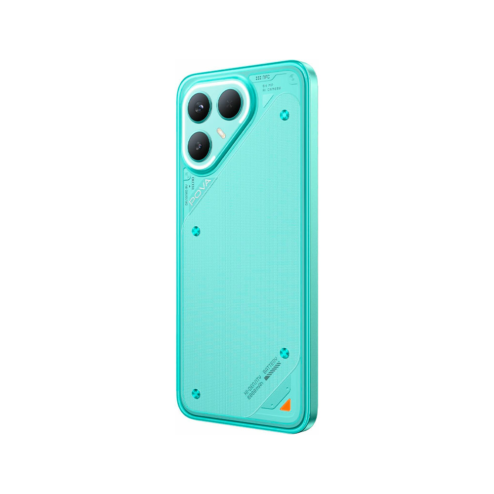 Смартфон Tecno Pova 7 Pro 8/256Gb Cyber Cyan (Голубой) RU