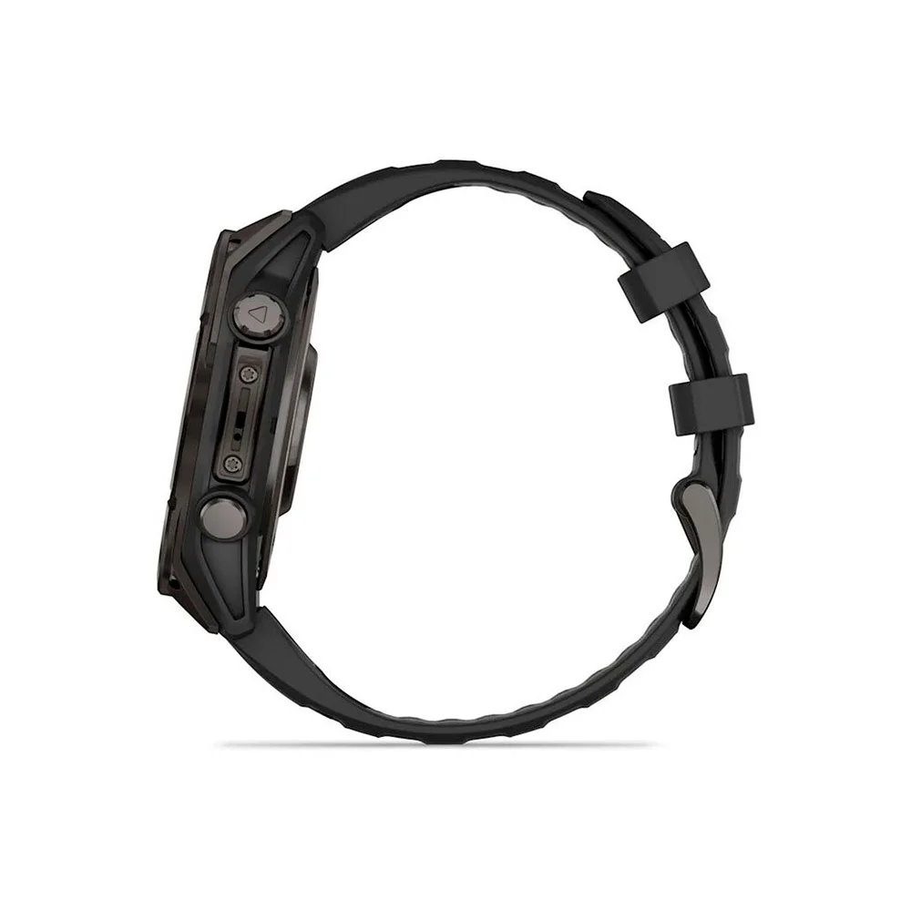 Умные часы Garmin Fenix 8 47 MM AMOLED Sapphire Titanium Carbon Gray (010-02904-21)