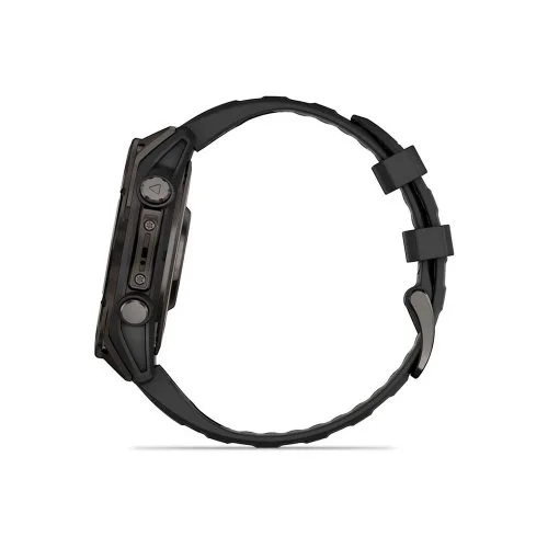 Умные часы Garmin Fenix 8 47 MM AMOLED Sapphire Titanium Carbon Gray (010-02904-21)
