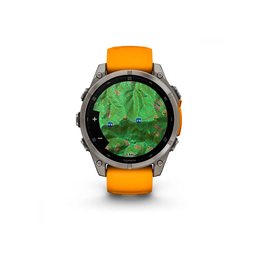Умные часы Garmin Fenix 8 47 MM AMOLED Sapphire Titanium Spark (010-02904-11)