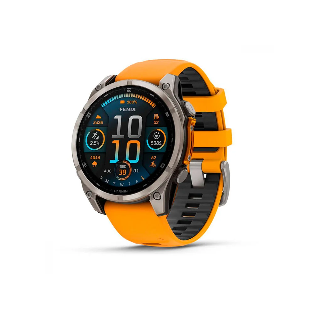 Умные часы Garmin Fenix 8 47 MM AMOLED Sapphire Titanium Spark (010-02904-11)