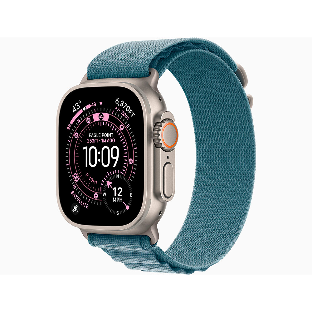Умные часы Apple Watch Ultra 3 49mm Natural Titanium, Light Blue Alpine Loop S (US)
