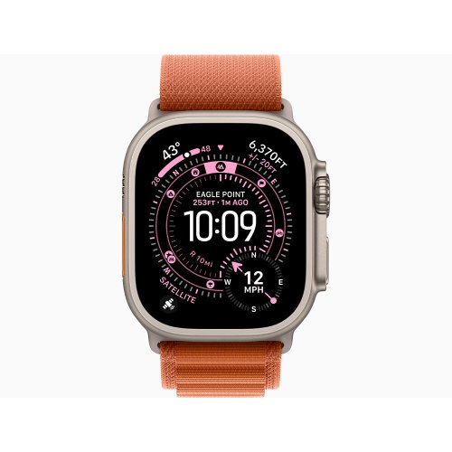 Умные часы Apple Watch Ultra 3 49mm Natural Titanium, Terra Cotta Alpine Loop L (US)