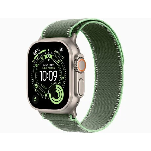 Умные часы Apple Watch Ultra 3 49mm Natural Titanium, Green/Neon Trail Loop S/M (US)