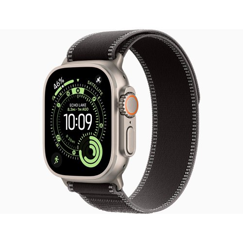 Умные часы Apple Watch Ultra 3 49mm Natural Titanium, Black/Charcoal Trail Loop S/M (US)