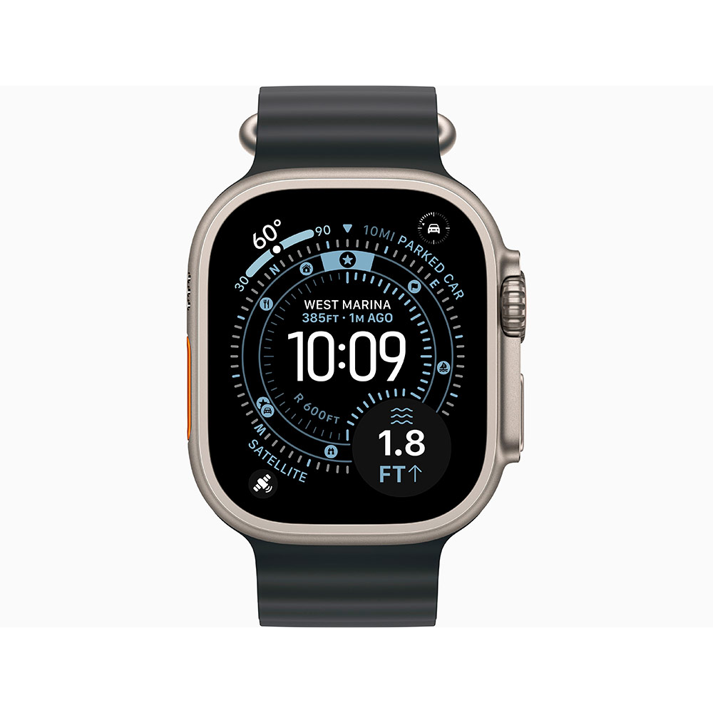 Умные часы Apple Watch Ultra 3 49mm Natural Titanium, Black Ocean Band (US)