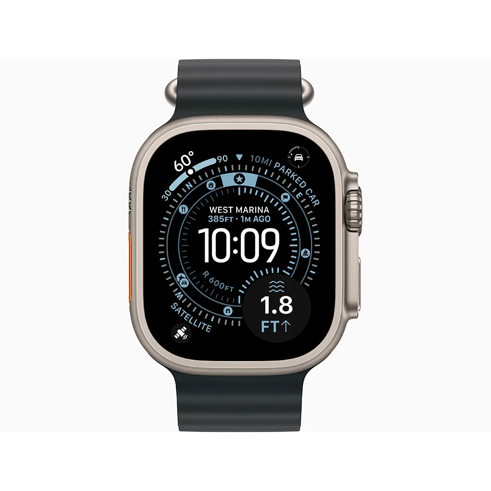 Купить Умные часы Apple Watch Ultra 3 49mm Natural Titanium, Black Ocean Band (US) Умные часы Apple Watch Ultra 3 49mm Natural Titanium, Black Ocean Band (US)