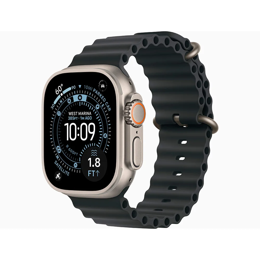 Умные часы Apple Watch Ultra 3 49mm Natural Titanium, Black Ocean Band (US)