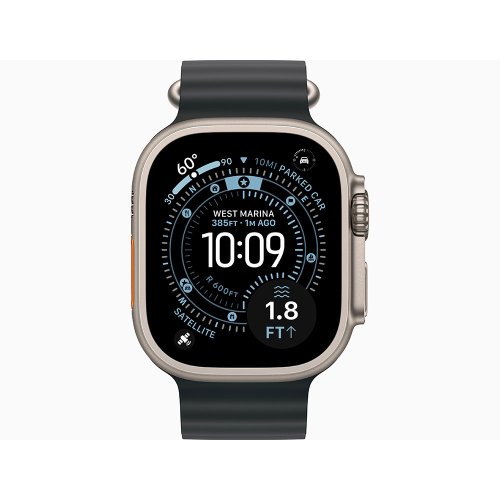 Умные часы Apple Watch Ultra 3 49mm Natural Titanium, Black Ocean Band (US)