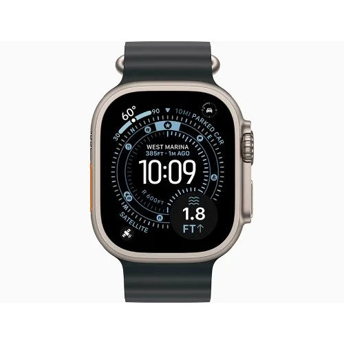 Купить Умные часы Apple Watch Ultra 3 49mm Natural Titanium, Black Ocean Band (US) Умные часы Apple Watch Ultra 3 49mm Natural Titanium, Black Ocean Band (US)