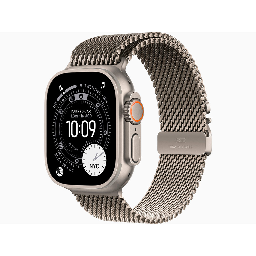 Умные часы Apple Watch Ultra 3 49mm Natural Titanium, Natural Milanese S (US)