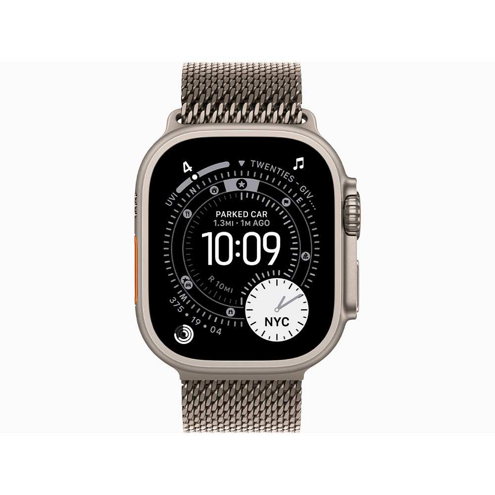 Умные часы Apple Watch Ultra 3 49mm Natural Titanium, Natural Milanese M (US)