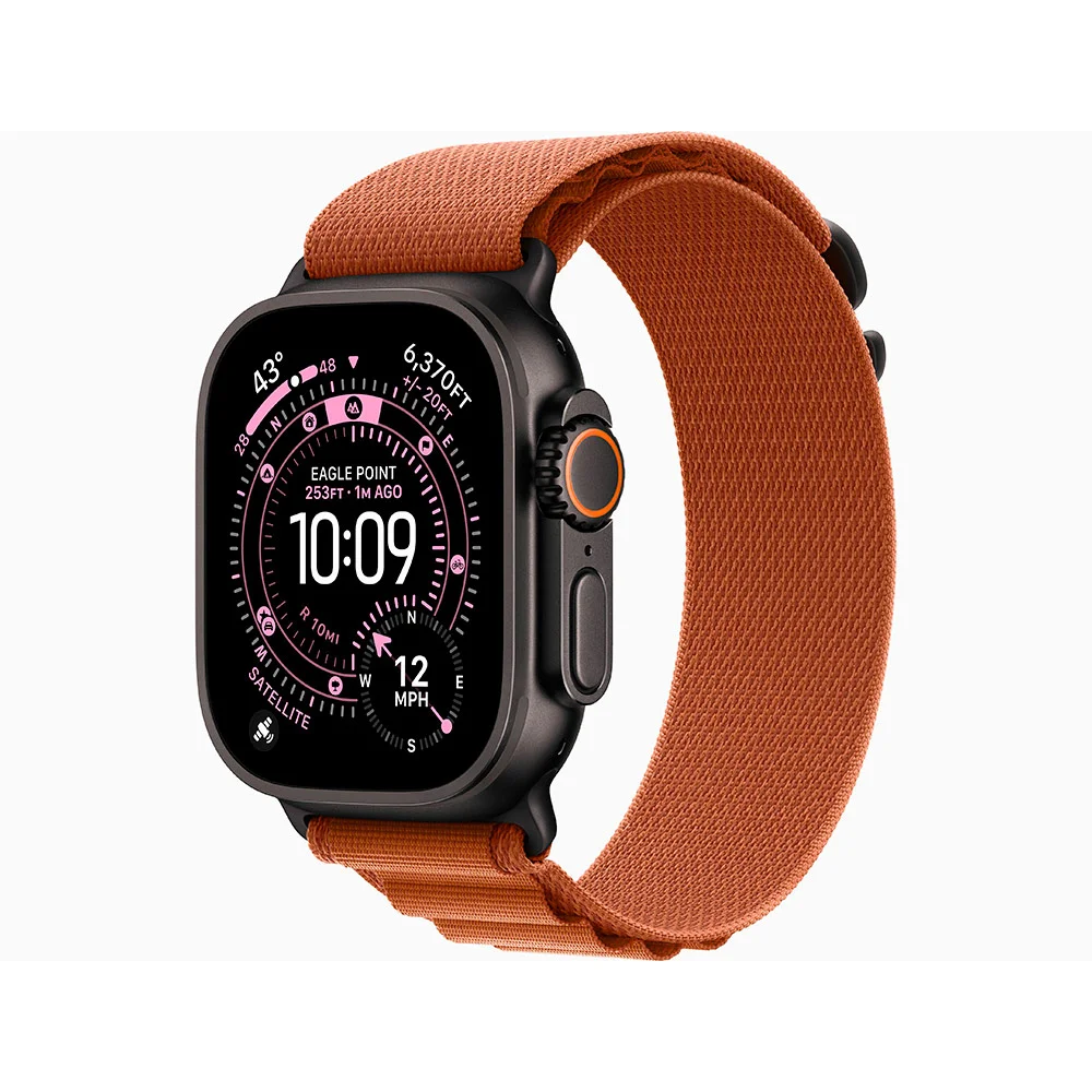 Умные часы Apple Watch Ultra 3 49mm Black Titanium, Terra Cotta Alpine Loop M (US)