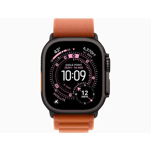 Умные часы Apple Watch Ultra 3 49mm Black Titanium, Terra Cotta Alpine Loop L (US)