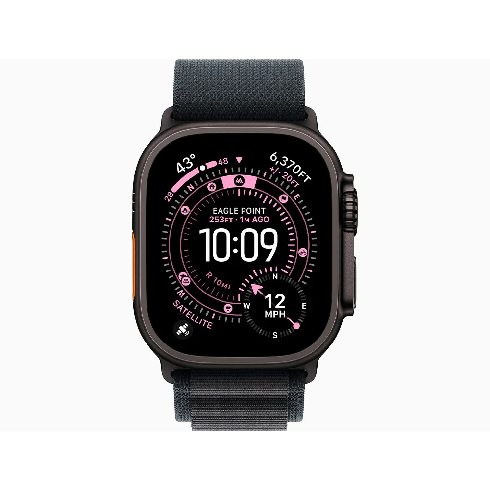 Умные часы Apple Watch Ultra 3 49mm Black Titanium, Black Alpine Loop L (US)