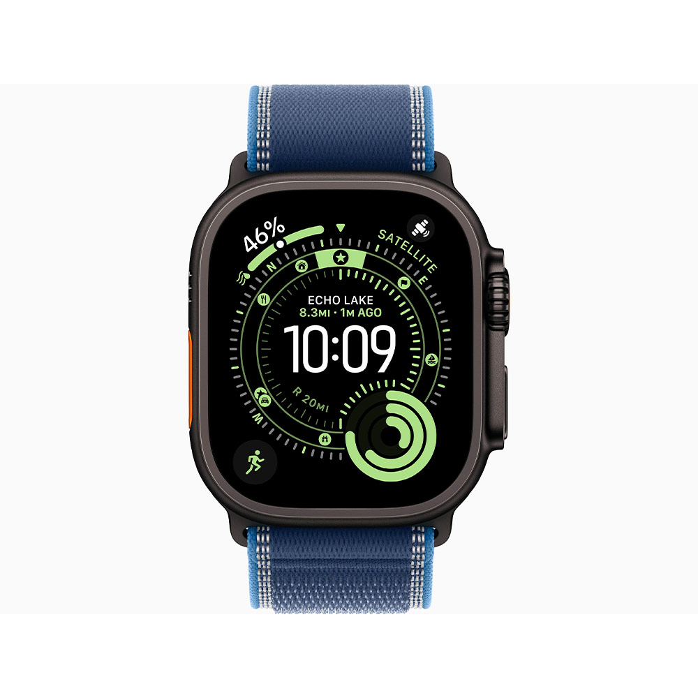 Умные часы Apple Watch Ultra 3 49mm Black Titanium, Blue/Bright Blue Trail Loop M/L (US)