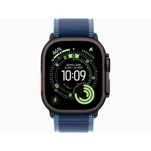 Умные часы Apple Watch Ultra 3 49mm Black Titanium, Blue/Bright Blue Trail Loop M/L (US)