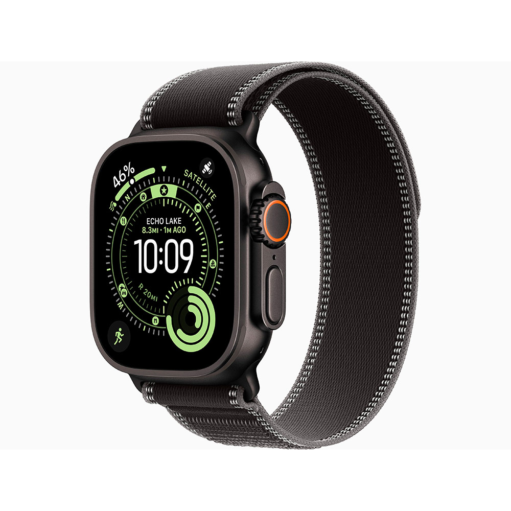 Умные часы Apple Watch Ultra 3 49mm Black Titanium, Black/Charcoal Trail Loop S/M (US)