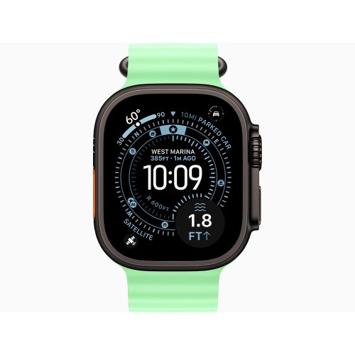 Умные часы Apple Watch Ultra 3 49mm Black Titanium, Neon Green Ocean Band (US)