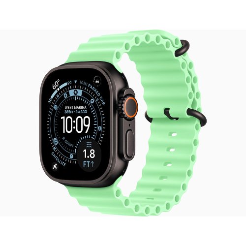 Умные часы Apple Watch Ultra 3 49mm Black Titanium, Neon Green Ocean Band (US)