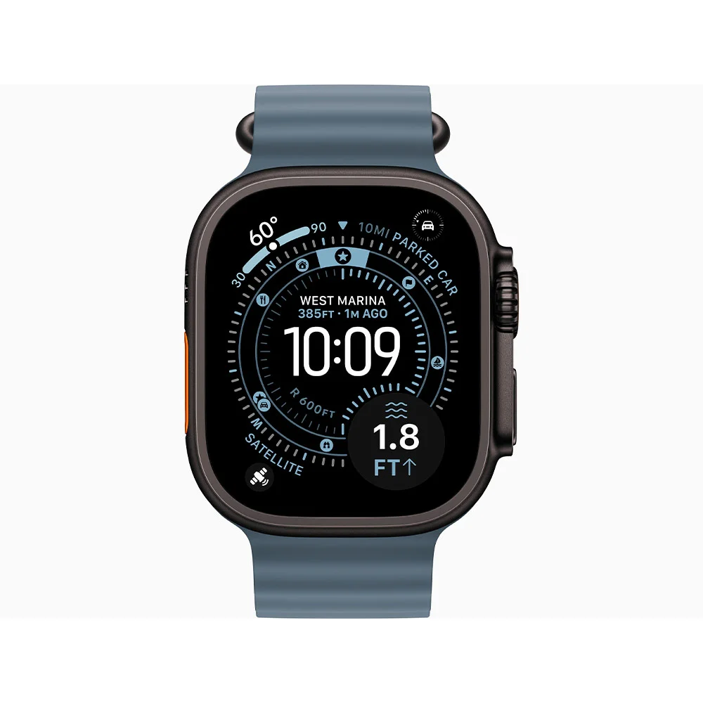Купить Умные часы Apple Watch Ultra 3 49mm Black Titanium, Anchor Blue Ocean Band (US) Умные часы Apple Watch Ultra 3 49mm Black Titanium, Anchor Blue Ocean Band (US)