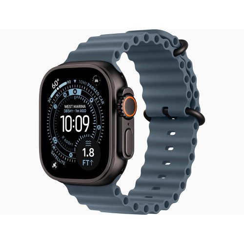 Умные часы Apple Watch Ultra 3 49mm Black Titanium, Anchor Blue Ocean Band (US)