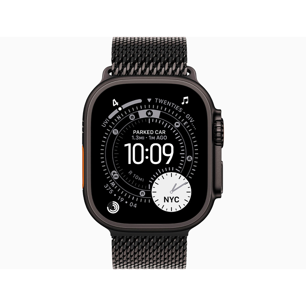 Умные часы Apple Watch Ultra 3 49mm Black Titanium, Black Milanese M (US)
